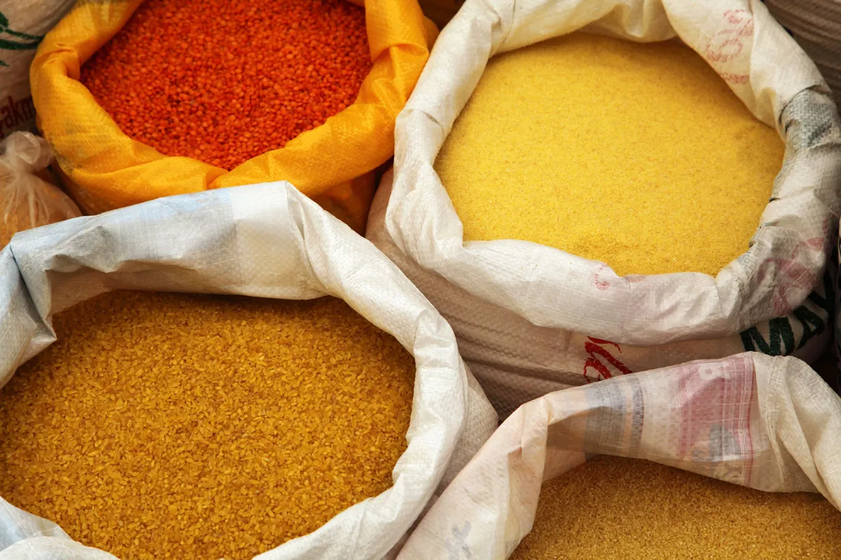 “Colorful Food In Bags” by Petr Kratochvil